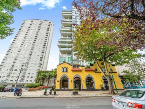 905-1221 Bidwell Street, Vancouver, BC - Outdoor With Facade