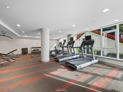 905-1221 Bidwell Street, Vancouver, BC - Indoor Photo Showing Gym Room