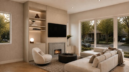 1-2177 11Th Avenue E, Vancouver, BC - Indoor Photo Showing Living Room With Fireplace