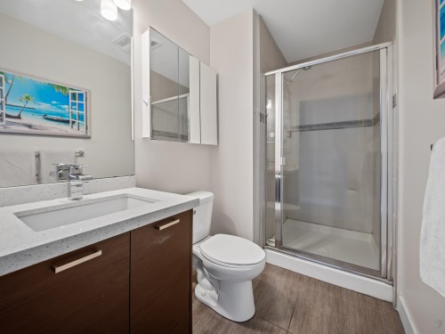 301-4372 Fraser Street, Vancouver, BC - Indoor Photo Showing Bathroom