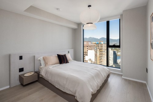 3102-1482 Robson Street, Vancouver, BC - Indoor Photo Showing Bedroom