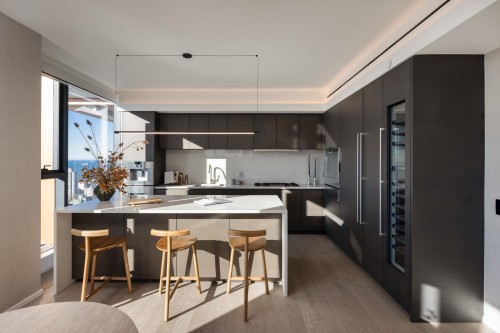 3102-1482 Robson Street, Vancouver, BC - Indoor Photo Showing Kitchen With Upgraded Kitchen