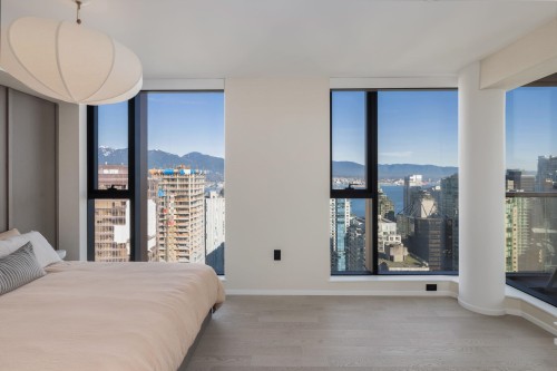 3102-1482 Robson Street, Vancouver, BC - Indoor Photo Showing Bedroom