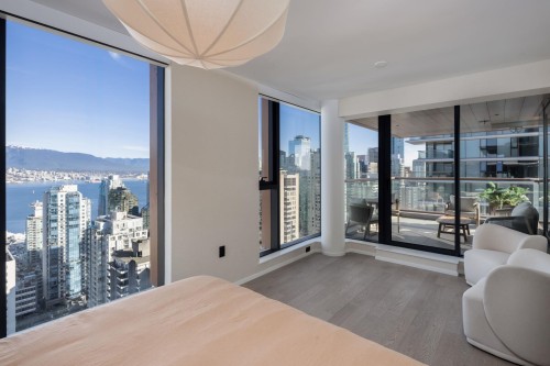 3102-1482 Robson Street, Vancouver, BC - Indoor Photo Showing Bedroom
