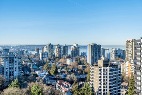 2106-1482 Robson Street, Vancouver, BC - Outdoor With View