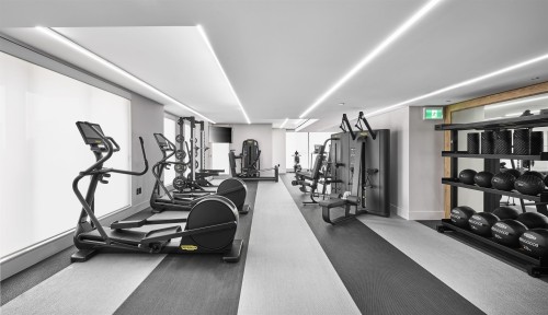 1303-1408 Robson Street, Vancouver, BC - Indoor Photo Showing Gym Room