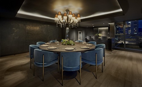 1303-1408 Robson Street, Vancouver, BC - Indoor Photo Showing Dining Room