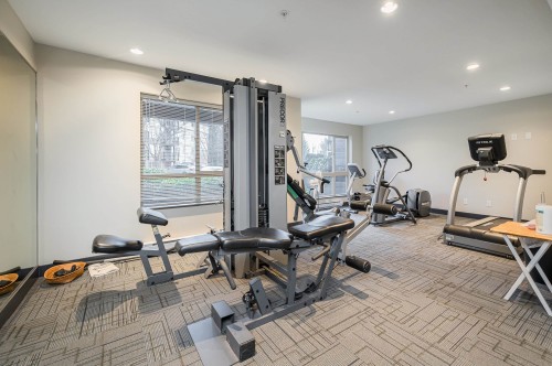 412-11665 Haney Bypass, Maple Ridge, BC - Indoor Photo Showing Gym Room