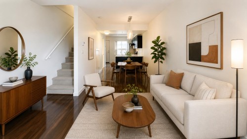4888 Eldorado Mews, Vancouver, BC - Indoor Photo Showing Living Room