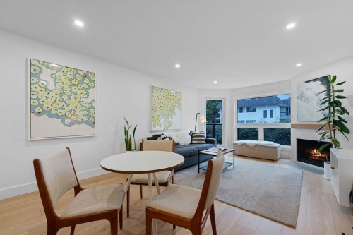 203-607 8Th Avenue E, Vancouver, BC - Indoor With Fireplace
