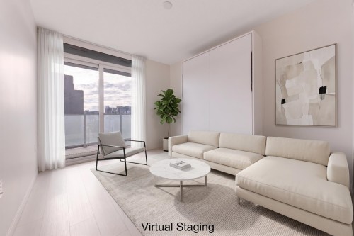 628-180 2Nd Avenue E, Vancouver, BC - Indoor Photo Showing Living Room