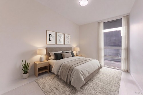 628-180 2Nd Avenue E, Vancouver, BC - Indoor Photo Showing Bedroom