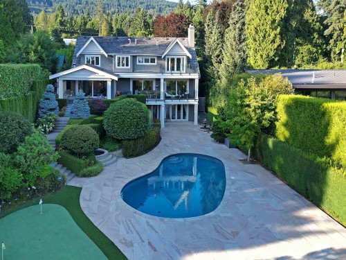 2920 Mathers Avenue, West Vancouver, BC - Outdoor With In Ground Pool