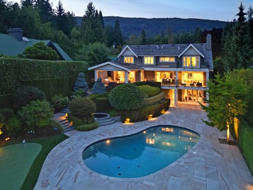 2920 Mathers Avenue, West Vancouver, BC - Outdoor With In Ground Pool