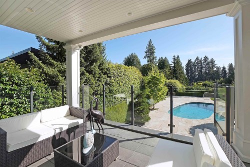 2920 Mathers Avenue, West Vancouver, BC - Outdoor With In Ground Pool With Deck Patio Veranda With Exterior