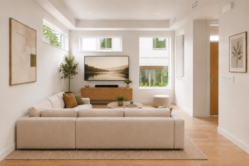 3-595 49Th Avenue E, Vancouver, BC - Indoor Photo Showing Living Room