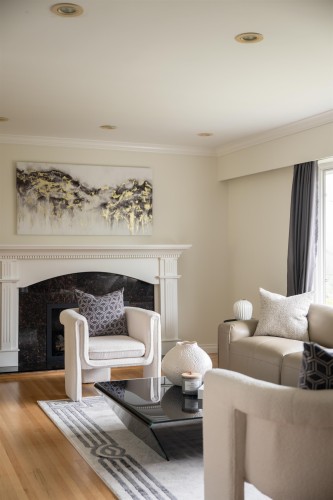 850 Jefferson Avenue, West Vancouver, BC - Indoor Photo Showing Other Room With Fireplace