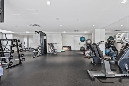 1603-651 Nootka Way, Port Moody, BC - Indoor Photo Showing Gym Room