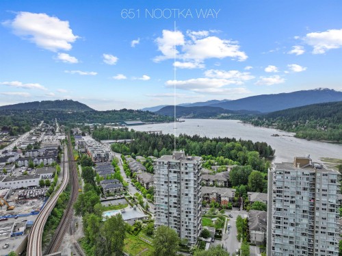 1603-651 Nootka Way, Port Moody, BC - Outdoor With Body Of Water With View