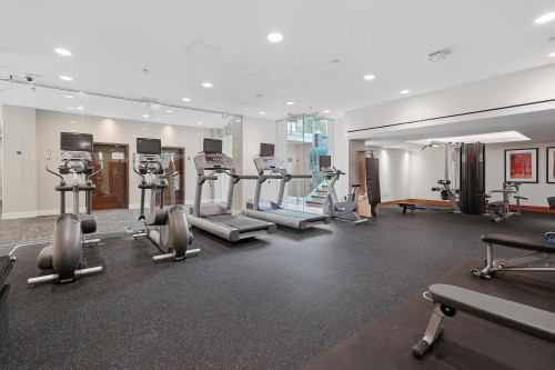 38 Athletes Way, Vancouver, BC - Indoor Photo Showing Gym Room