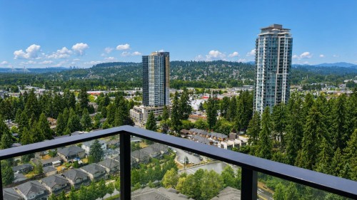 2304-3100 Windsor Gate, Coquitlam, BC - Outdoor With Balcony With View