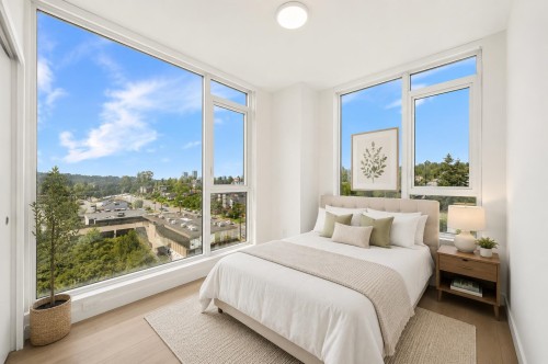 1506-901 Lougheed Highway, Coquitlam, BC - Indoor Photo Showing Bedroom