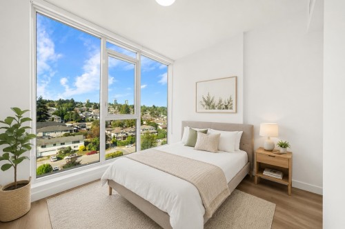 1506-901 Lougheed Highway, Coquitlam, BC - Indoor Photo Showing Bedroom