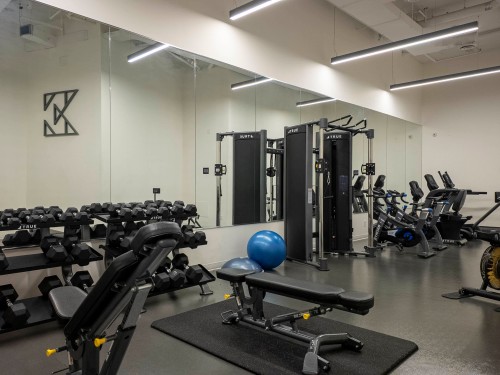 301-210 5Th Avenue E, Vancouver, BC - Indoor Photo Showing Gym Room