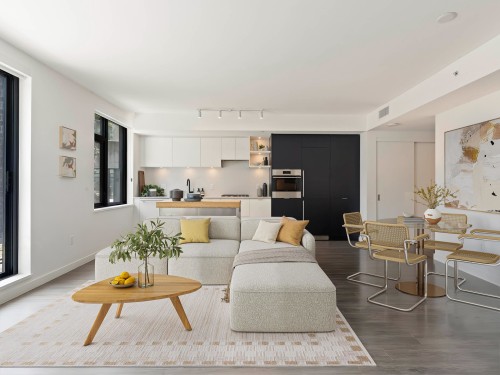 301-210 5Th Avenue E, Vancouver, BC - Indoor Photo Showing Living Room