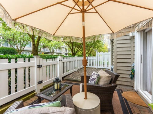 117-5900 Dover Crescent, Richmond, BC - Outdoor With Deck Patio Veranda With Exterior