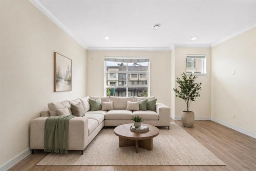2-4191 No.4 Road, Richmond, BC - Indoor Photo Showing Living Room