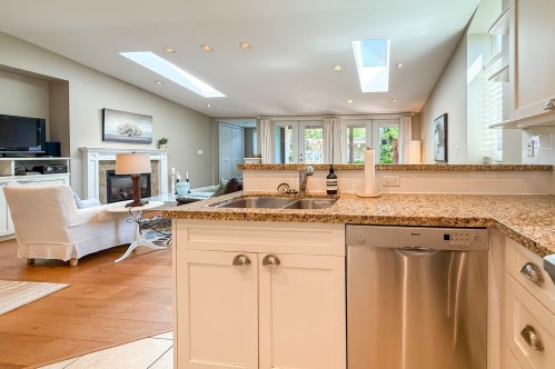Withheld Withheld, North Vancouver, BC - Indoor Photo Showing Kitchen With Double Sink