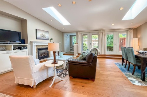 Withheld Withheld, North Vancouver, BC - Indoor Photo Showing Living Room With Fireplace