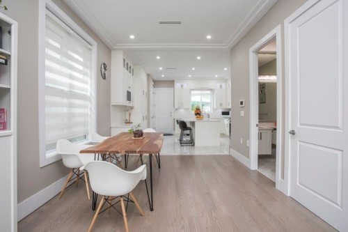 8559 Montcalm Street, Vancouver, BC - Indoor Photo Showing Dining Room