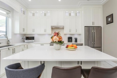 8559 Montcalm Street, Vancouver, BC - Indoor Photo Showing Kitchen With Stainless Steel Kitchen With Upgraded Kitchen