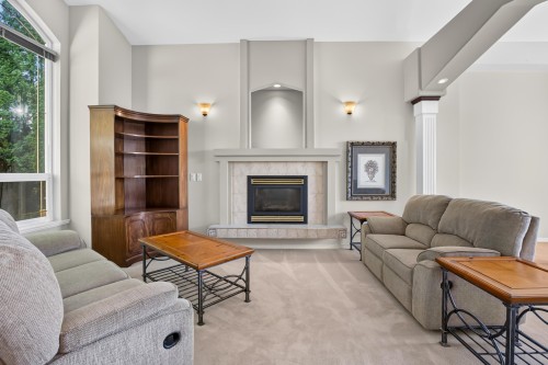 23836 Zeron Avenue, Maple Ridge, BC - Indoor Photo Showing Living Room With Fireplace