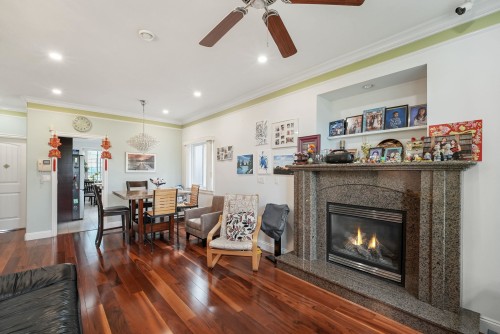 3054 5Th Avenue E, Vancouver, BC - Indoor Photo Showing Living Room With Fireplace