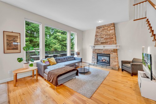 78 Cliffwood Drive, Port Moody, BC - Indoor Photo Showing Living Room With Fireplace