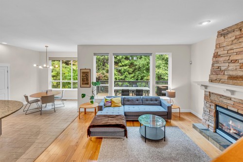 78 Cliffwood Drive, Port Moody, BC - Indoor Photo Showing Living Room With Fireplace