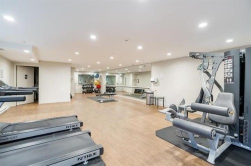 201-5460 Broadway, Burnaby, BC - Indoor Photo Showing Gym Room