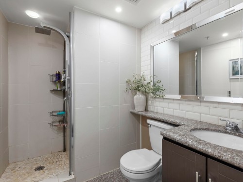 102-2528 Broadway E, Vancouver, BC - Indoor Photo Showing Bathroom
