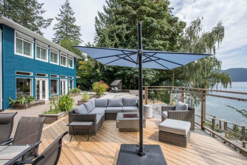 5439 Indian River Drive, North Vancouver, BC - Outdoor With Body Of Water With Deck Patio Veranda