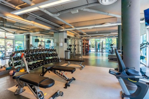 1609-111 1St Avenue E, Vancouver, BC - Indoor Photo Showing Gym Room