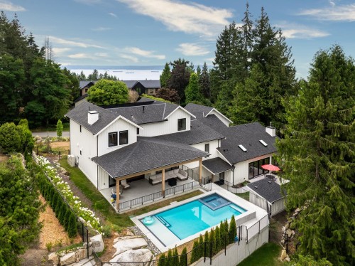 4597 Woodgreen Drive, West Vancouver, BC - Outdoor With In Ground Pool With Deck Patio Veranda