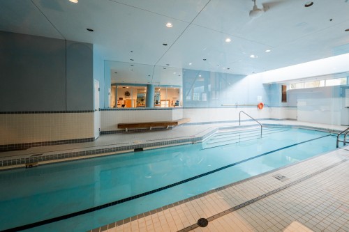 34-3960 Canada Way, Burnaby, BC - Indoor Photo Showing Other Room With In Ground Pool