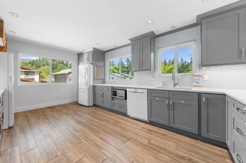 1231 River Drive, Coquitlam, BC - Indoor Photo Showing Kitchen With Upgraded Kitchen