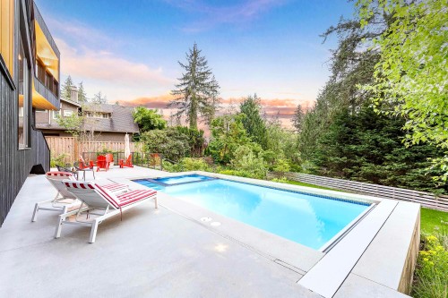 3823 Bayridge Avenue, West Vancouver, BC - Outdoor With In Ground Pool With Deck Patio Veranda