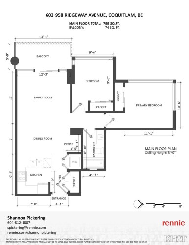 603-958 Ridgeway Avenue, Coquitlam, BC 