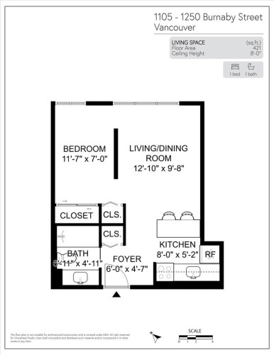 1105-1250 Burnaby Street, Vancouver, BC 