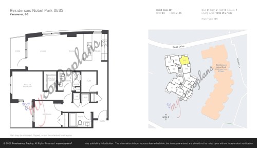 904-3533 Ross Drive , Vancouver, BC V6S 0L3 3